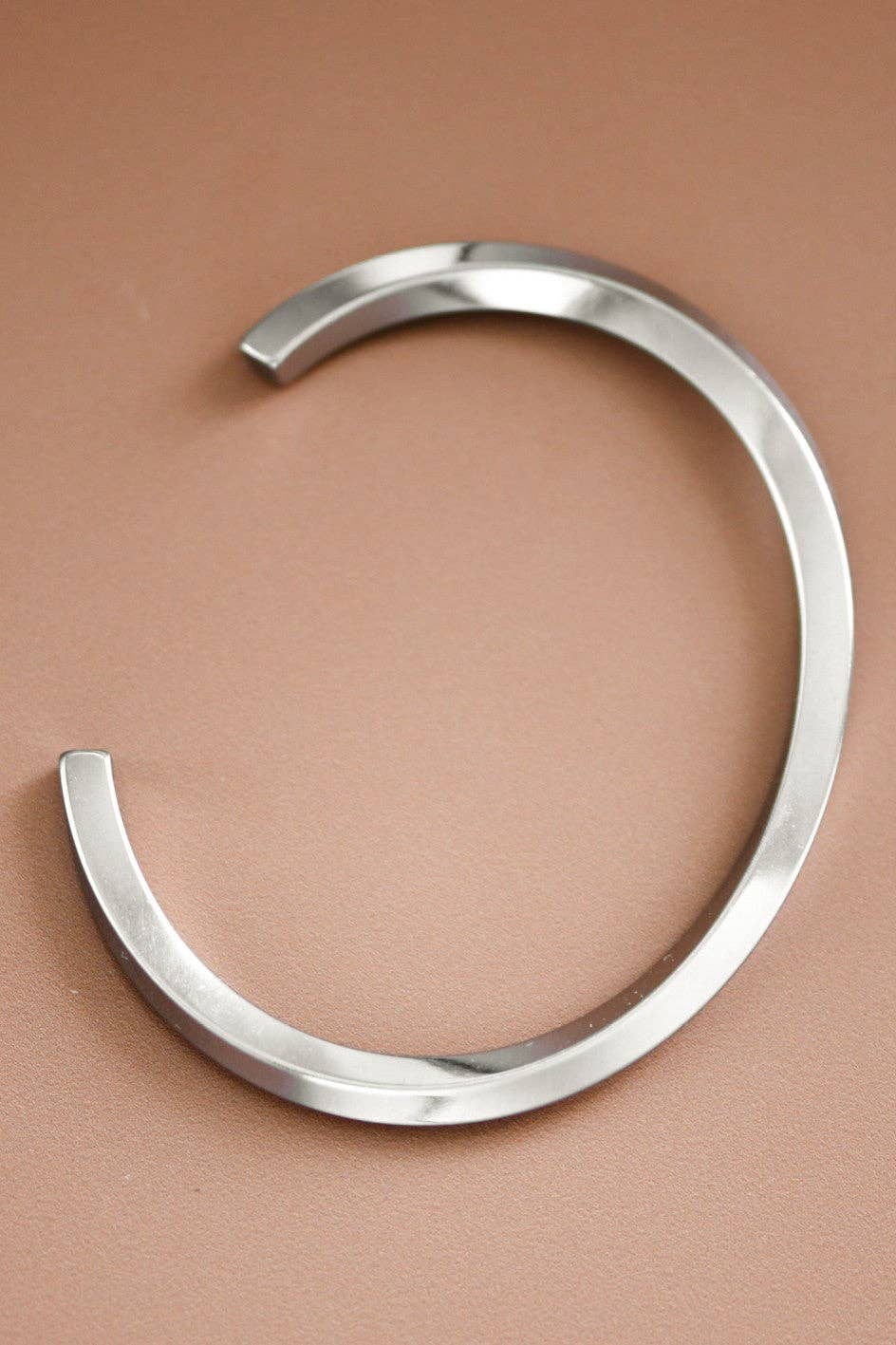 Tarnish-Resistant Waterproof Stainless Steel Cuff - 7206