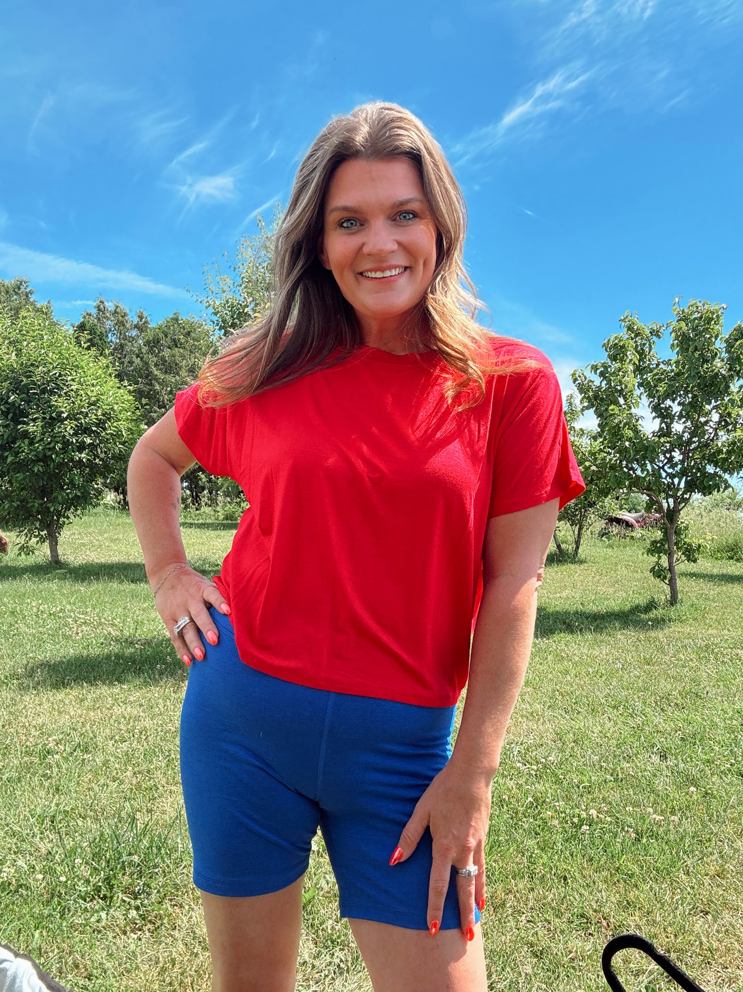 The Coy Cropped Tee