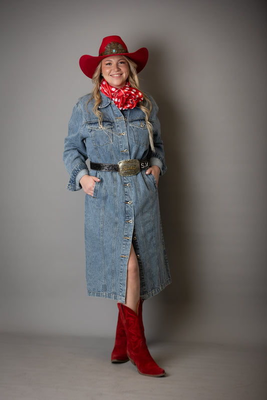 Denim Duster Jacket