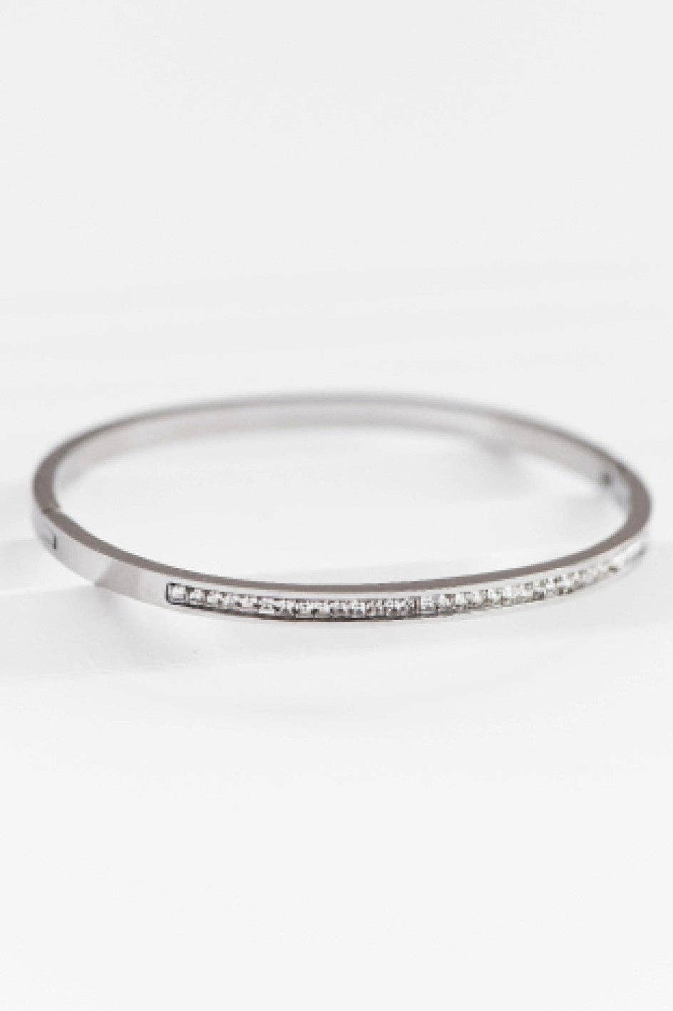 Tarnish-Resistant Waterproof Stainless Steel Bangle - 7040