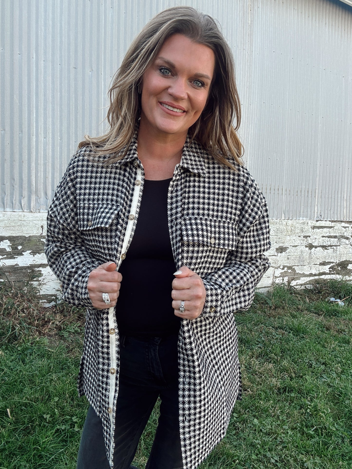 Jodie Textured Shacket