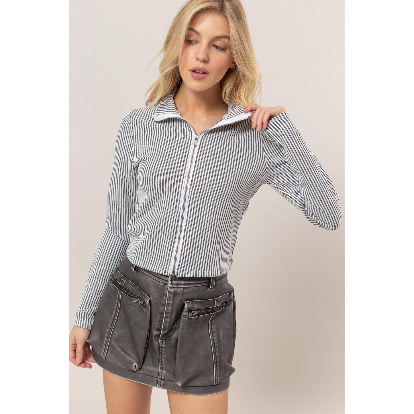 The Reagan Zip Up Top
