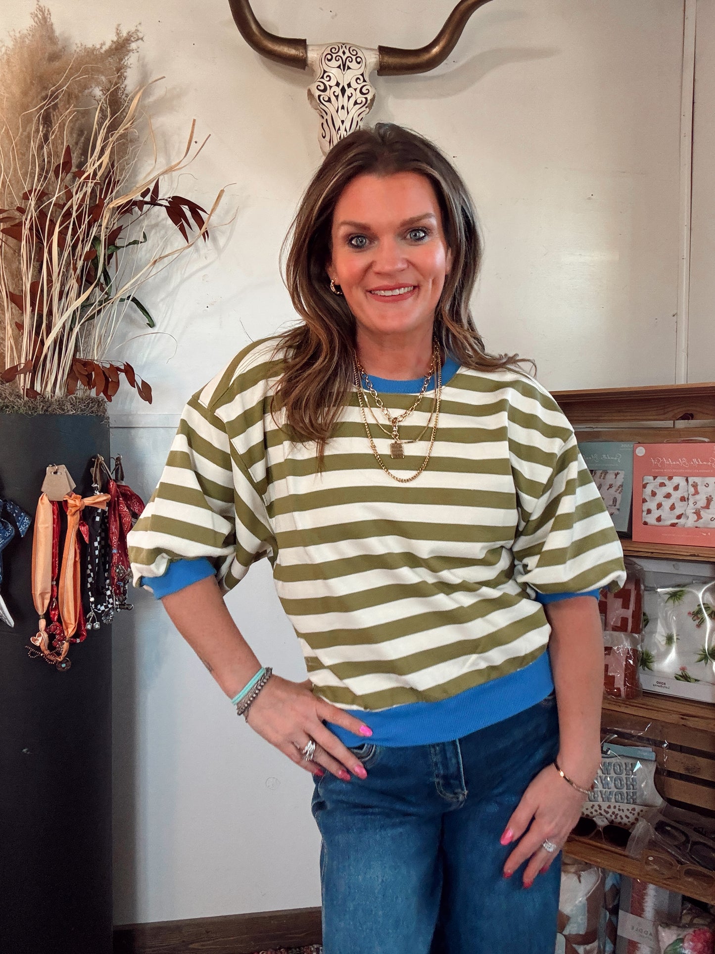 The Renata Striped Top