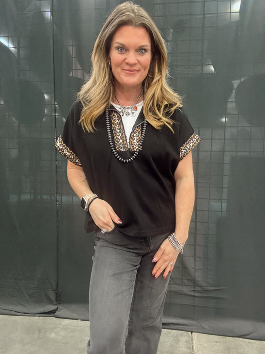 The Frankie Leopard Top