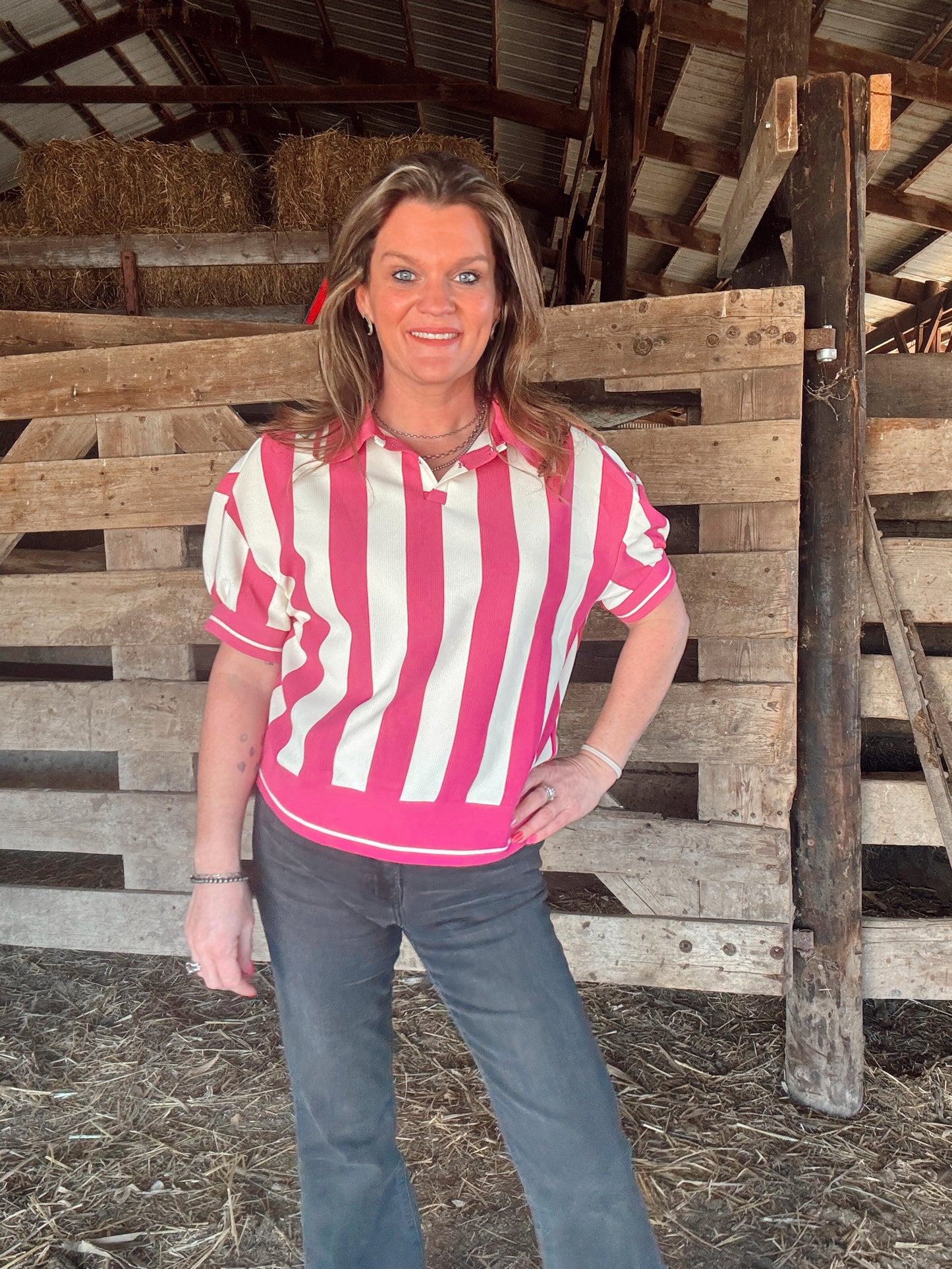 The Rue Collared Top